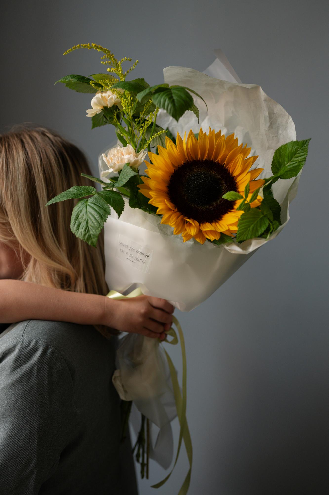 Букет "Звонок для учителя"