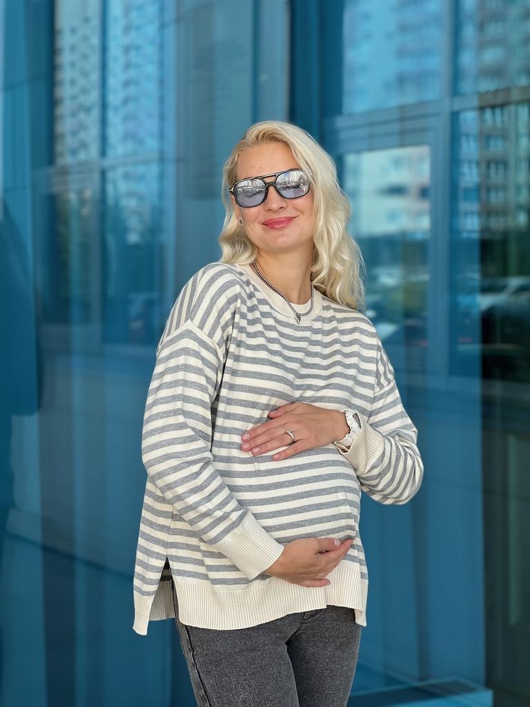 Джемпер в полоску