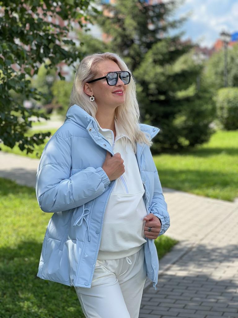 Куртка демисезонная, голубая