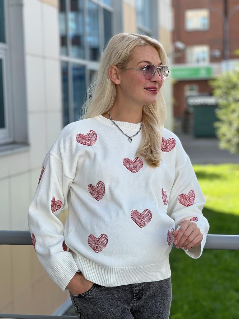 Джемпер, сердце