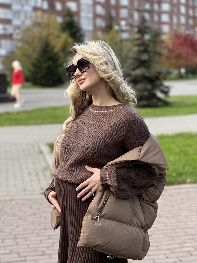 Джемпер шоколадный