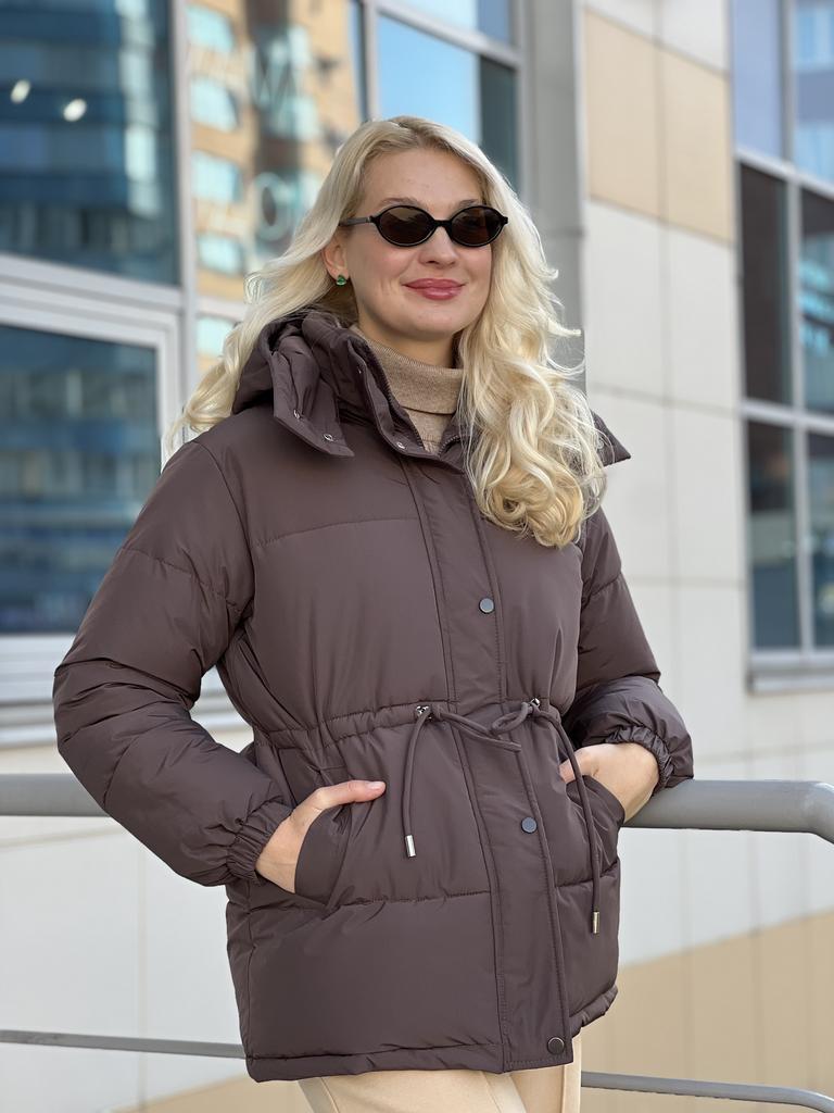 Куртка зимняя, шоколадная