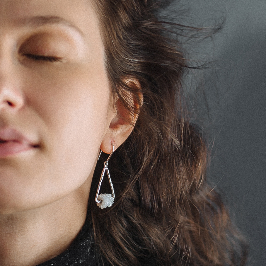 Earrings Snow Crystal