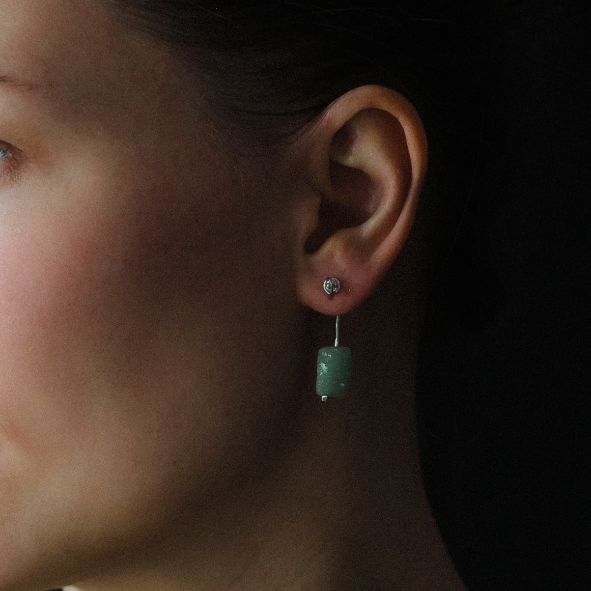 Earrings Sugar Fluorite