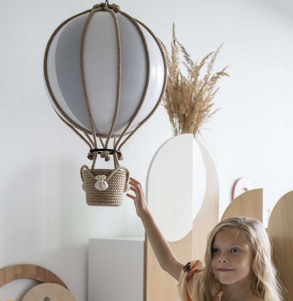 Монгольфьер серый пастельный