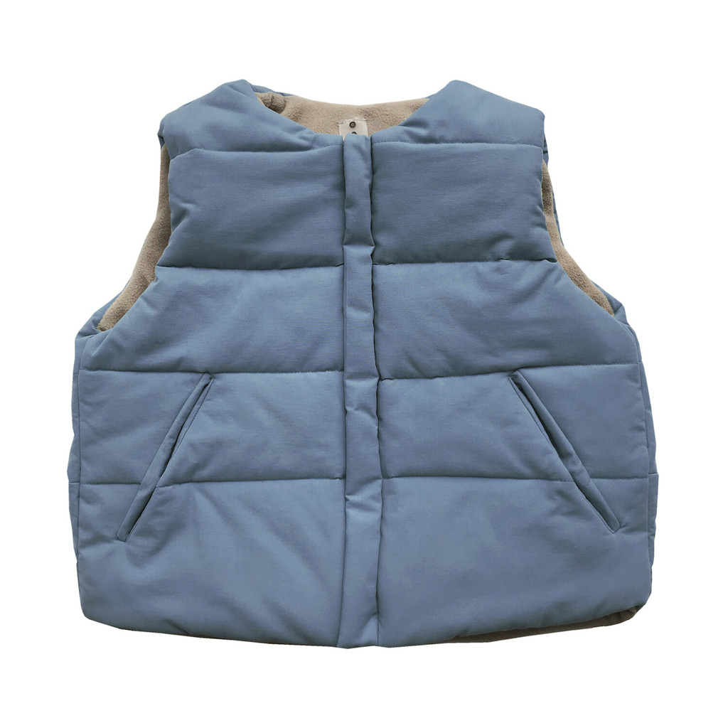 Жилетка детская светло-синяя