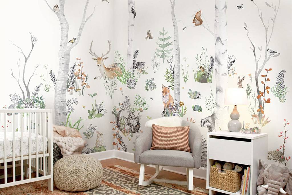 Обои "Лесная дружба"