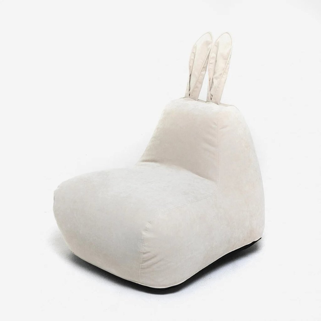 Пуф-заяц Big в велюре, наполнение Premium