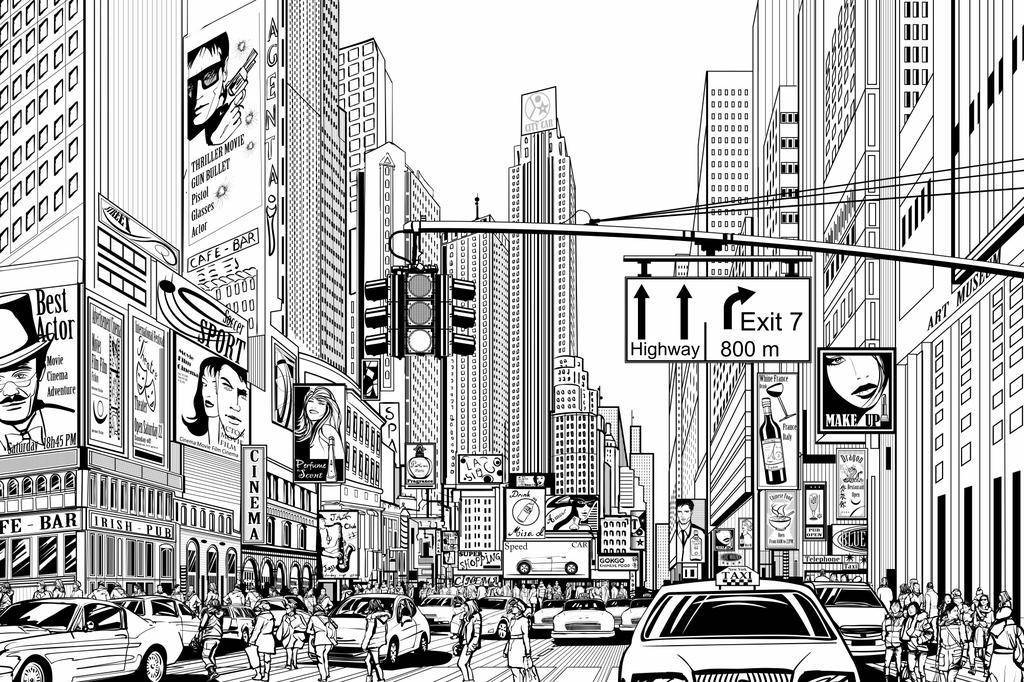 Обои "Бродвей"