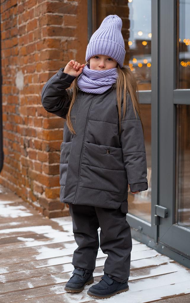 Куртка утеплённая антрацит (мембрана)