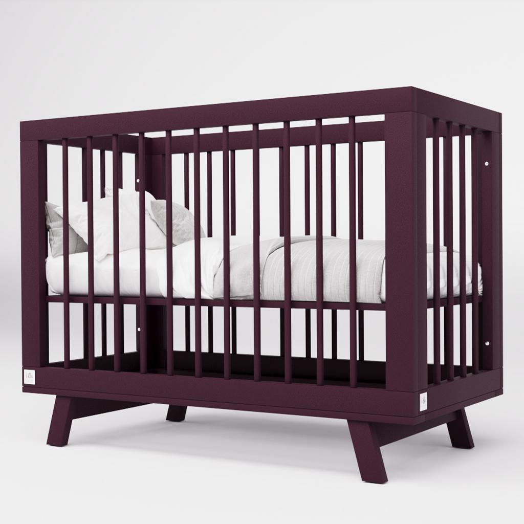 Кроватка для новорожденного Lilla Italian Plum