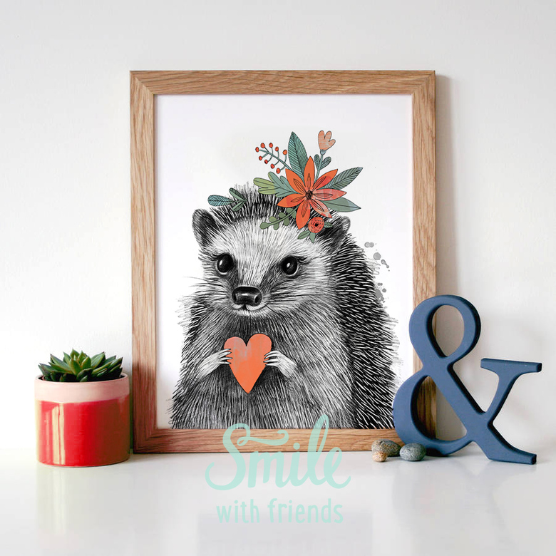 Постер "Малыш ёжик"