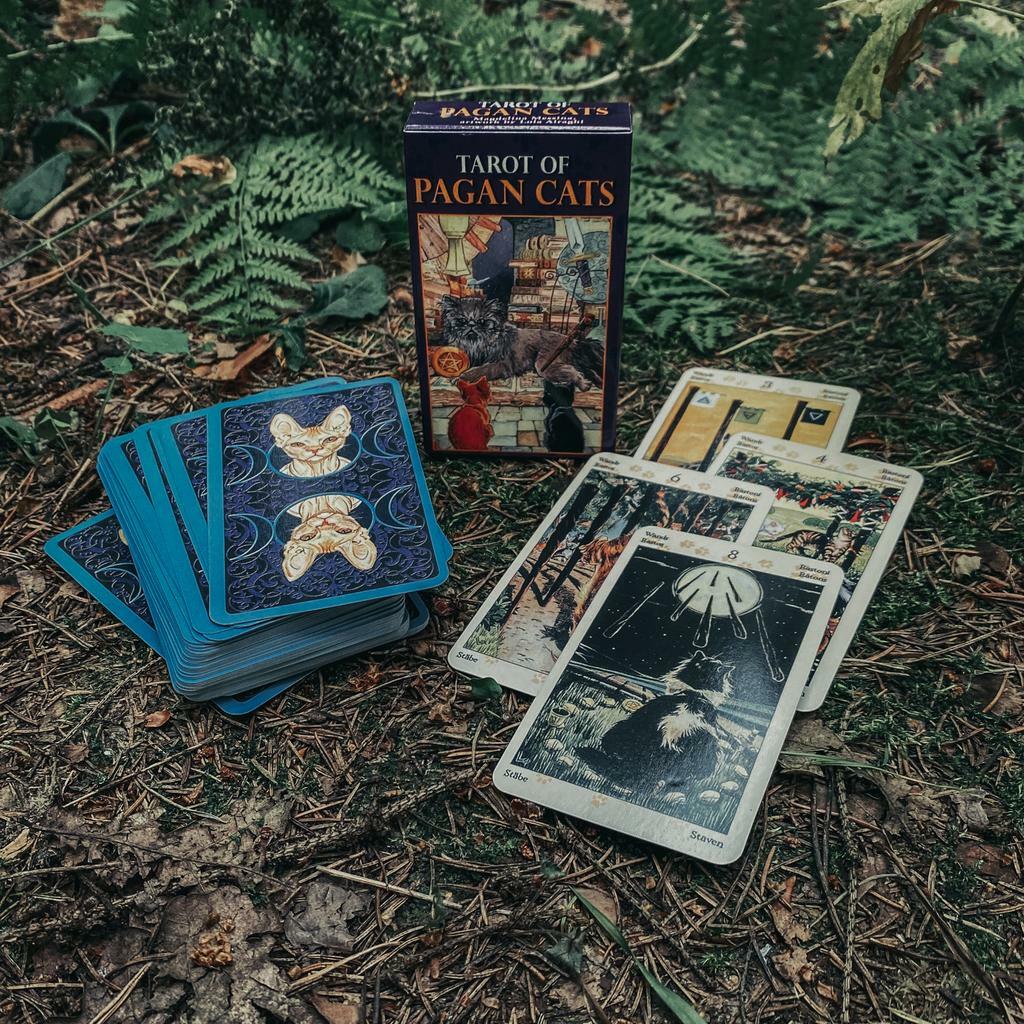 Таро Языческих кошек (Tarot of Pagan Cats) + инструкция PDF
