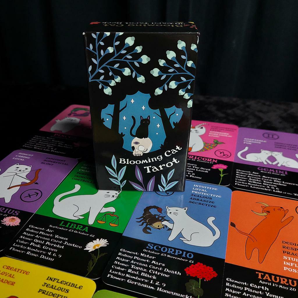 Таро цветущей кошки (The Blooming Cat Tarot) + инструкция PDF на английском