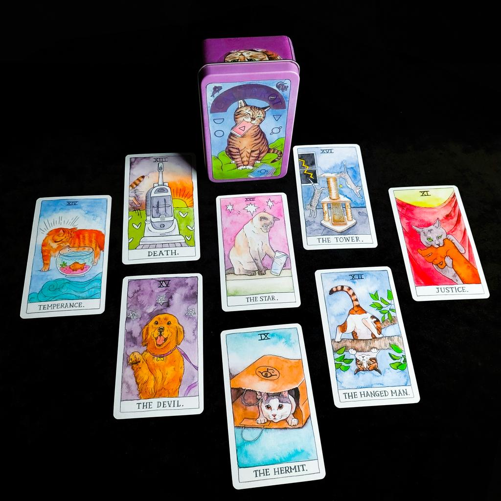 Таро Кошек METAL BOX EDITION (Cat's Tarot)