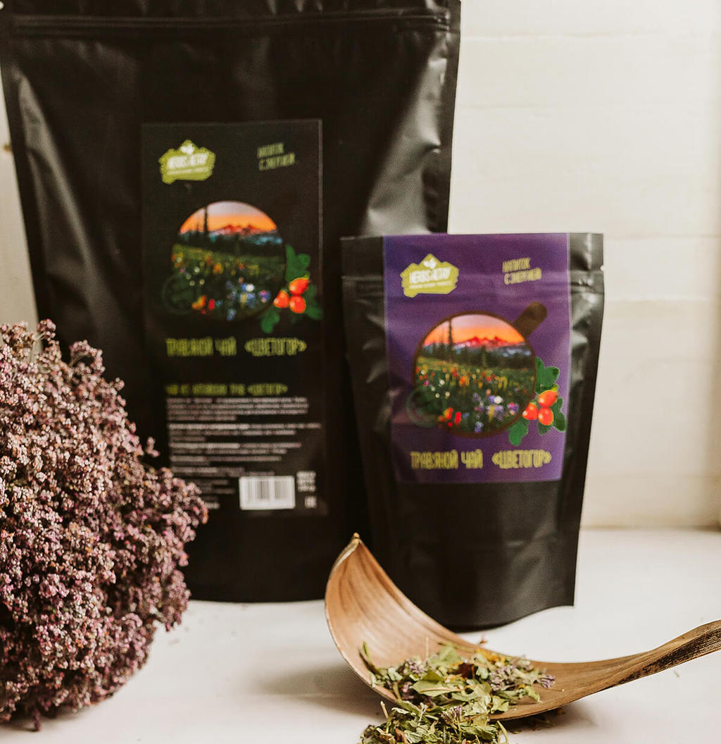 Травяной чай Цветогор, вес 350 гр.