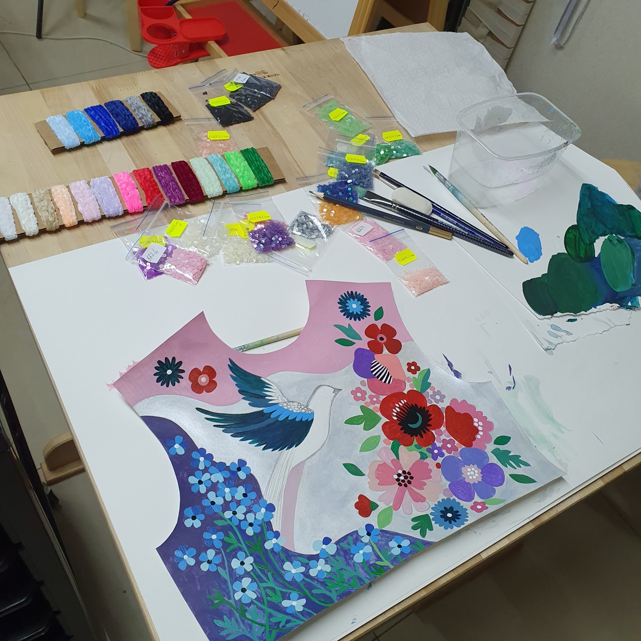 Мастер класс " Детское платье от Кутюр" - размер 5 лет