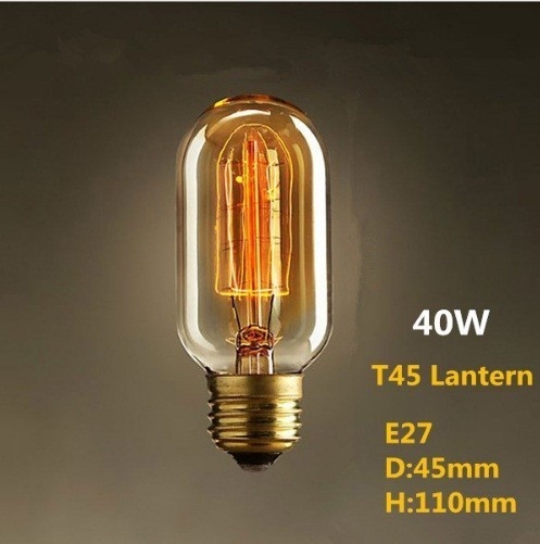 ретро лампа накаливания с нитью накаливания Эдисона