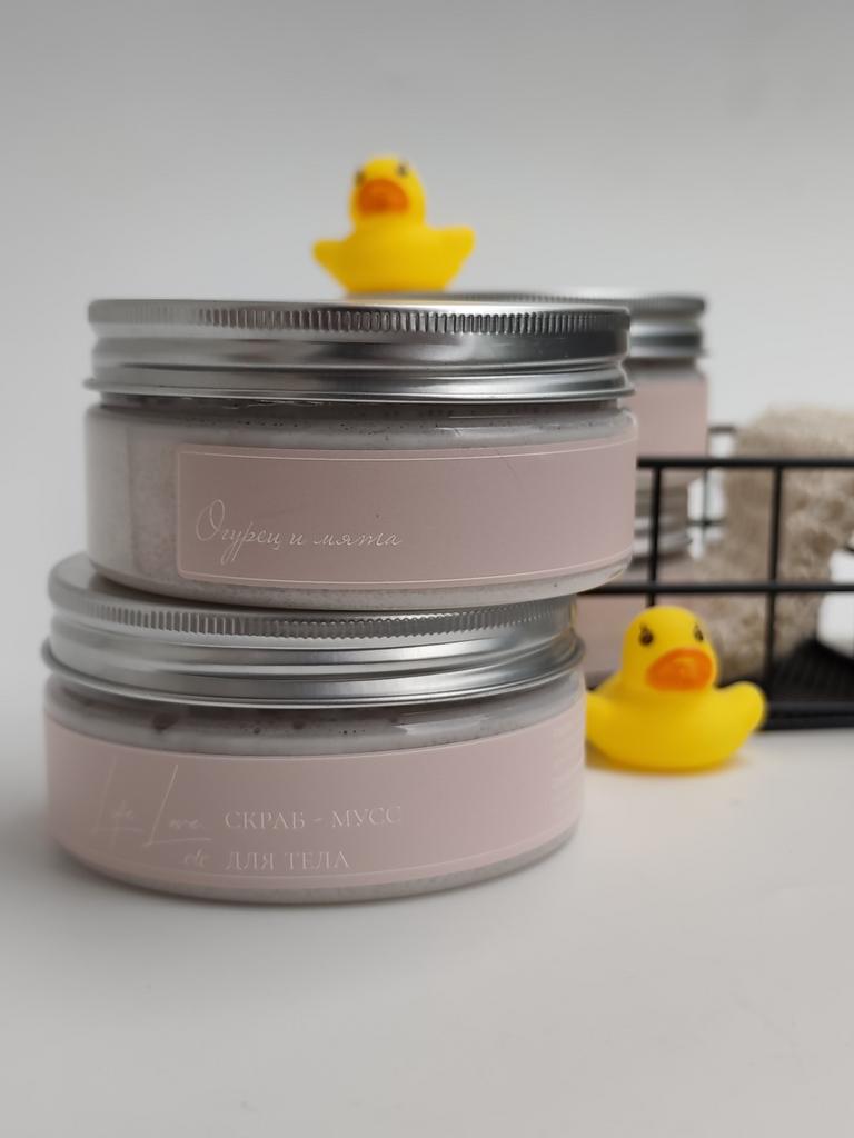 Скраб-мусс для тела "Огурец и мята" 150 мл