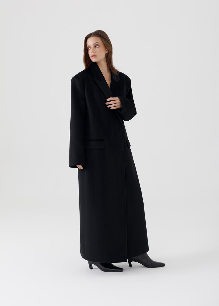 100% wool  maxi coat