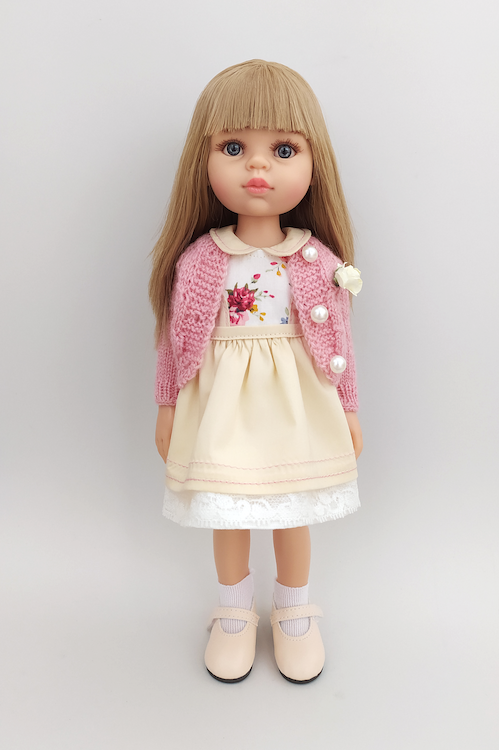 Кукла Карла 14793 в кофточке и платье