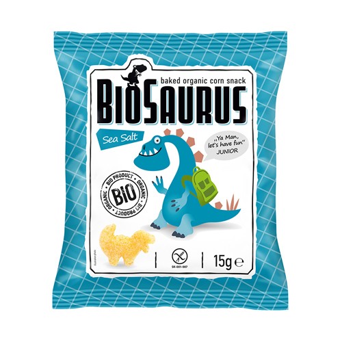 кукурузные снеки Biosaurus с морской солью