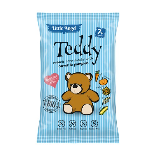 кукурузные снеки Teddy с морковью и тыквой