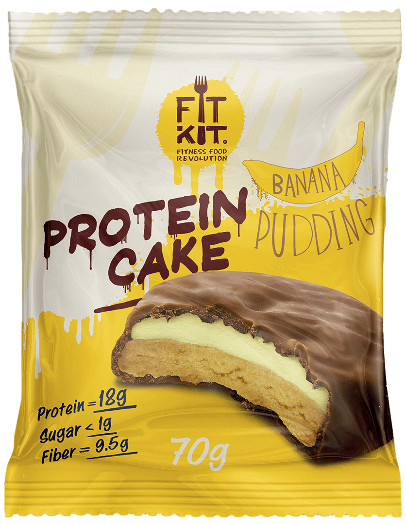 Протеиновый кейк Fit Kit Banana Pudding