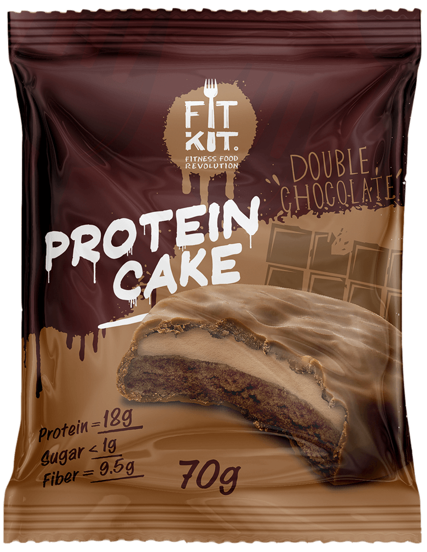 Протеиновый кейк Fit Kit Double Chocolate