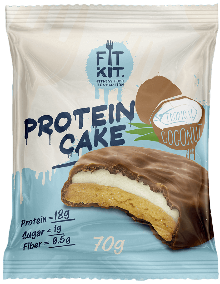 Протеиновый кейк Fit Kit Tropical Coconut