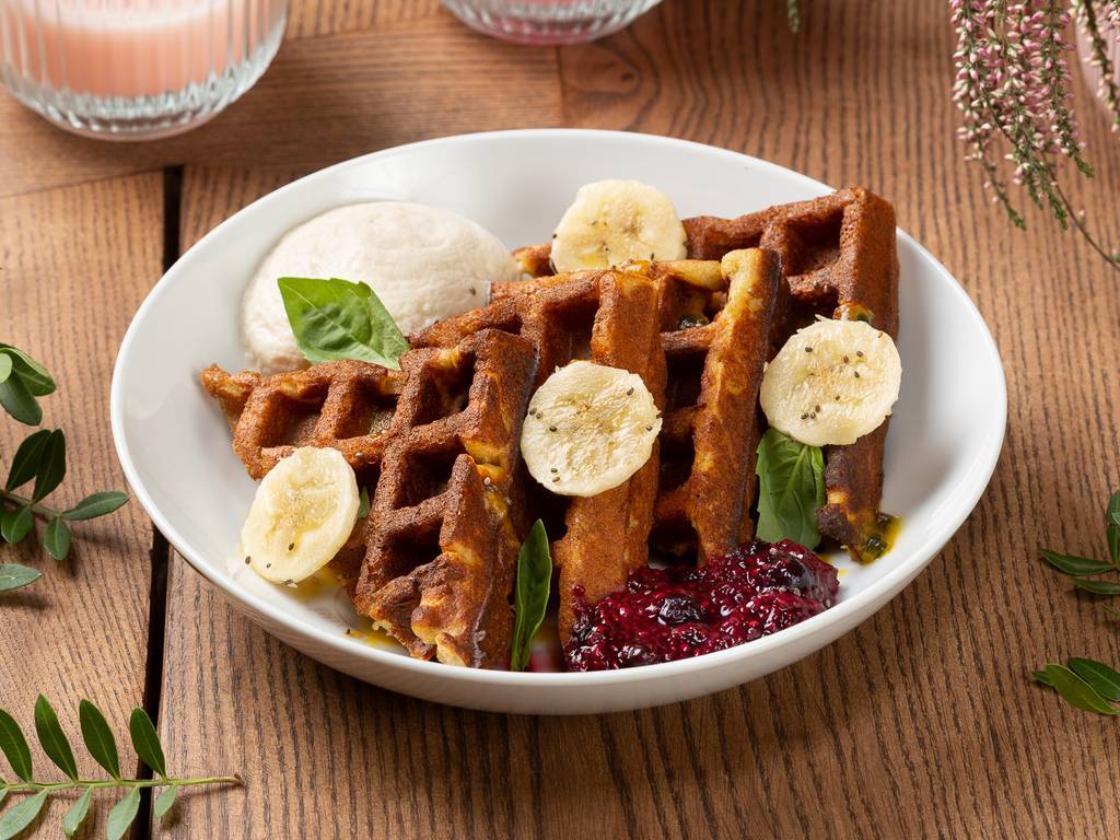 банановые вафли