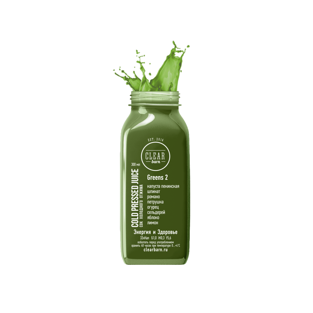сок холодного отжима Greens 2