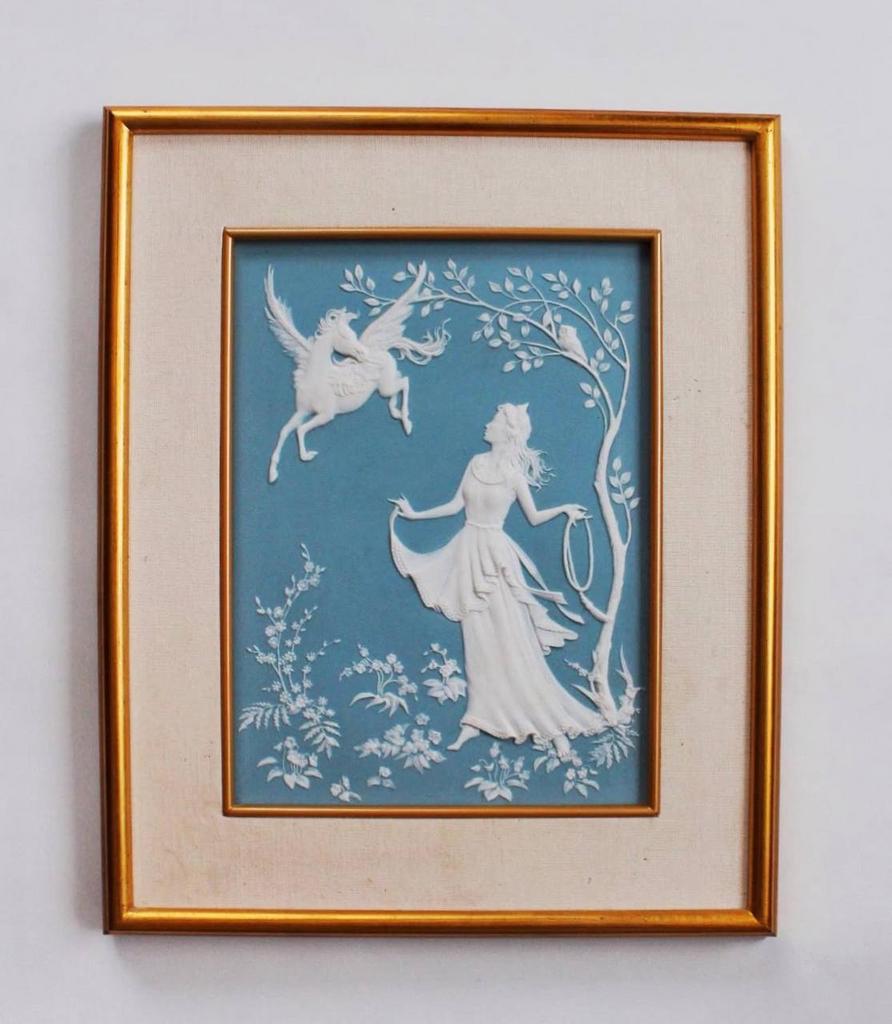 Панно Franklin Mint "Lady and Pegasus"