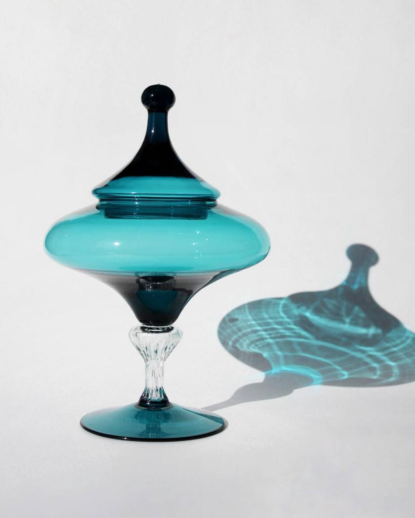 Большая бонбоньерка Empoli glass