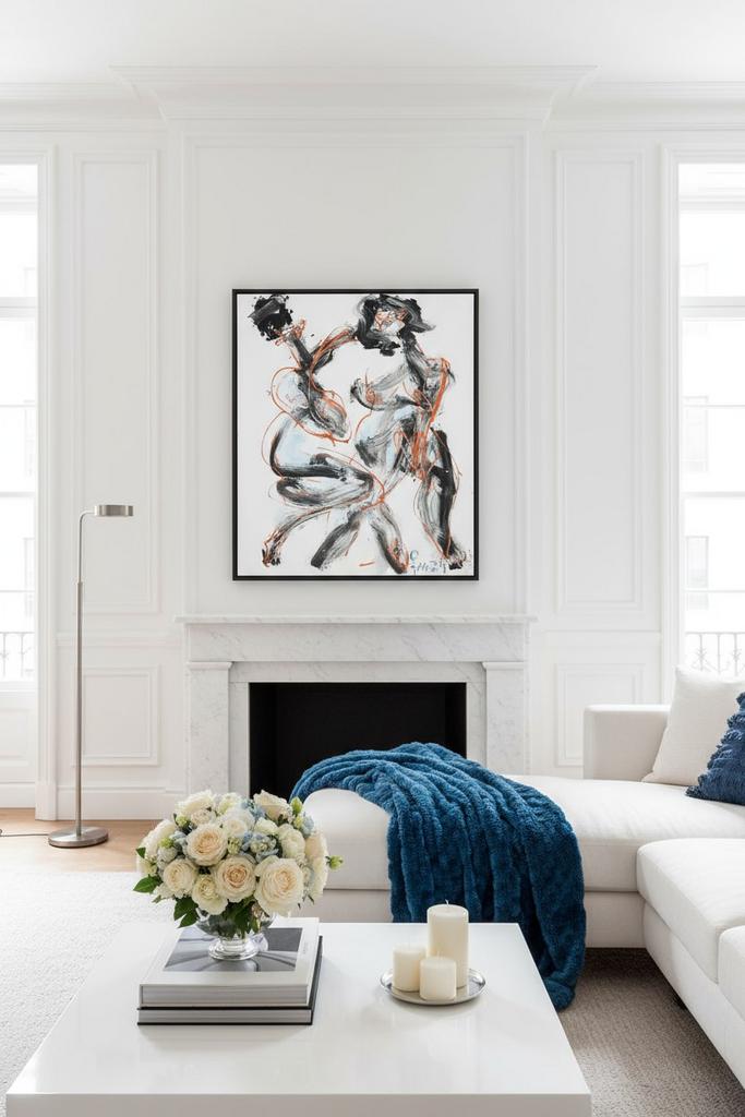 Картина " Двухфигурный экспронт"