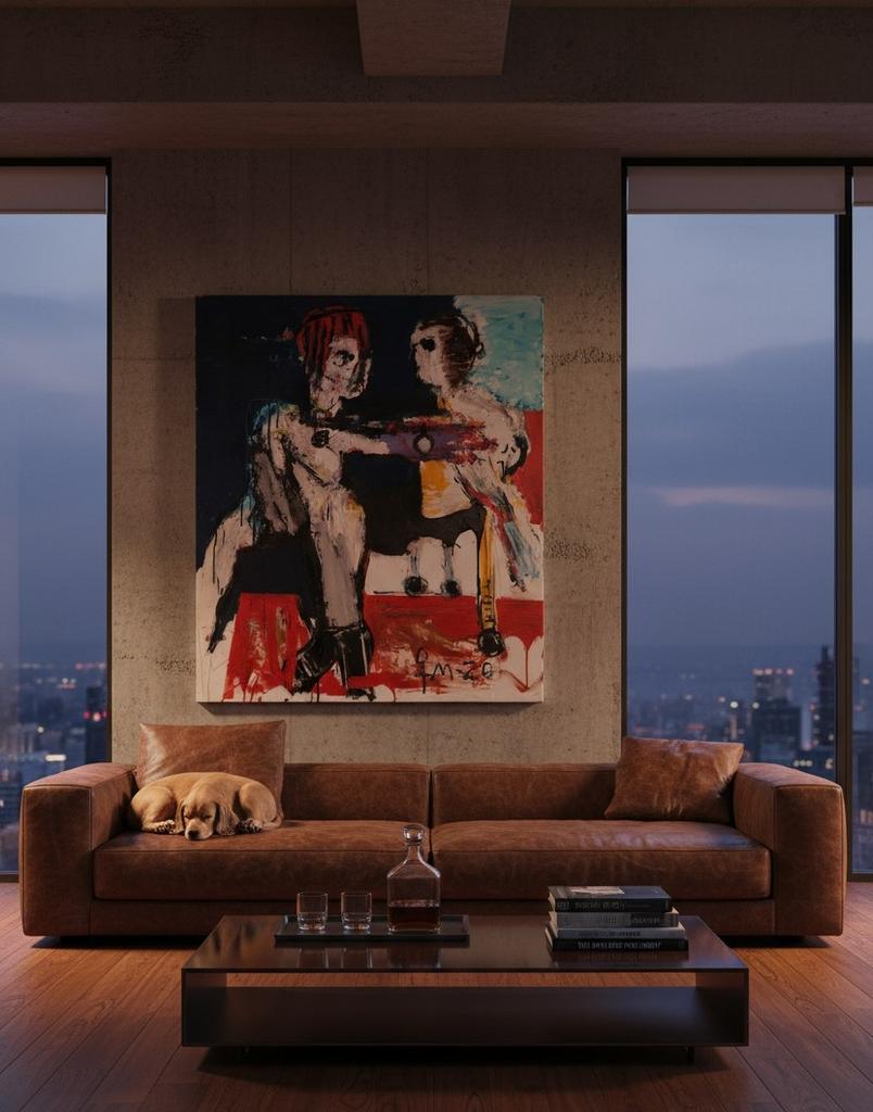 Картина " Красный ковёр "