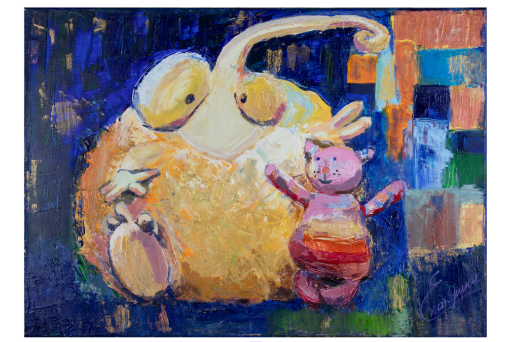 Картина" Друзья детства"