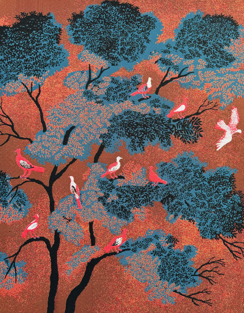 Гобелен Птицы на дереве