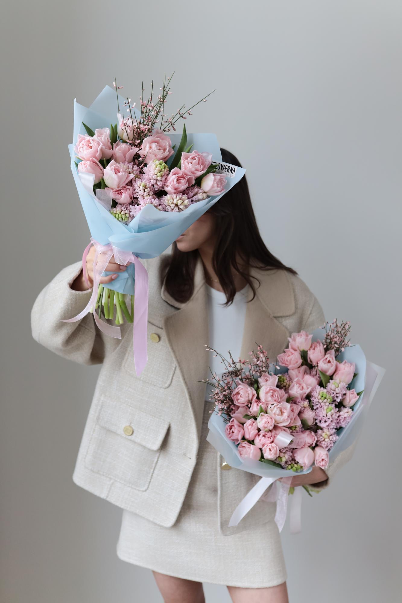 Весенний букет "Розовый"