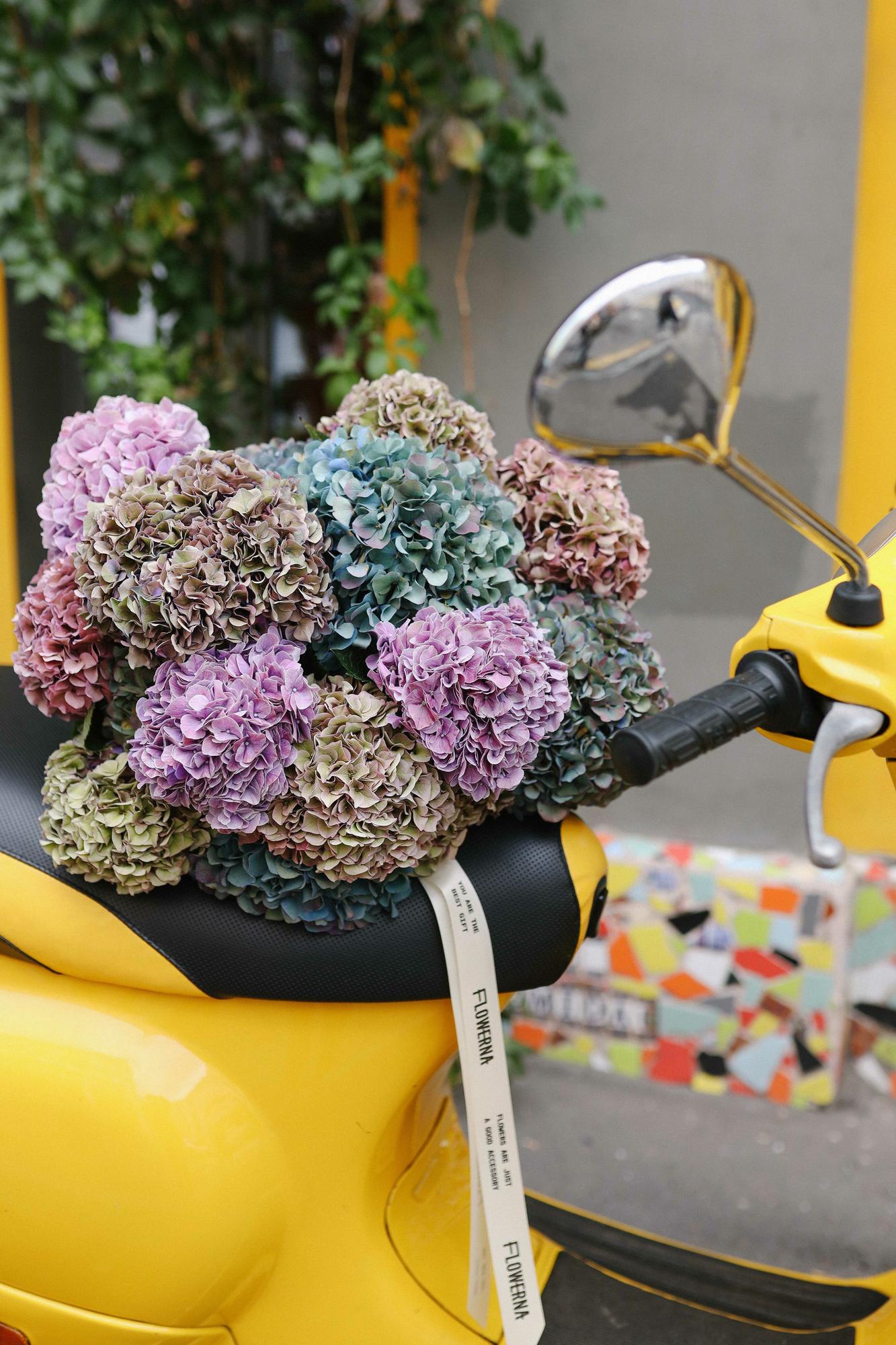 Букет из гортензий "Осенний Микс"