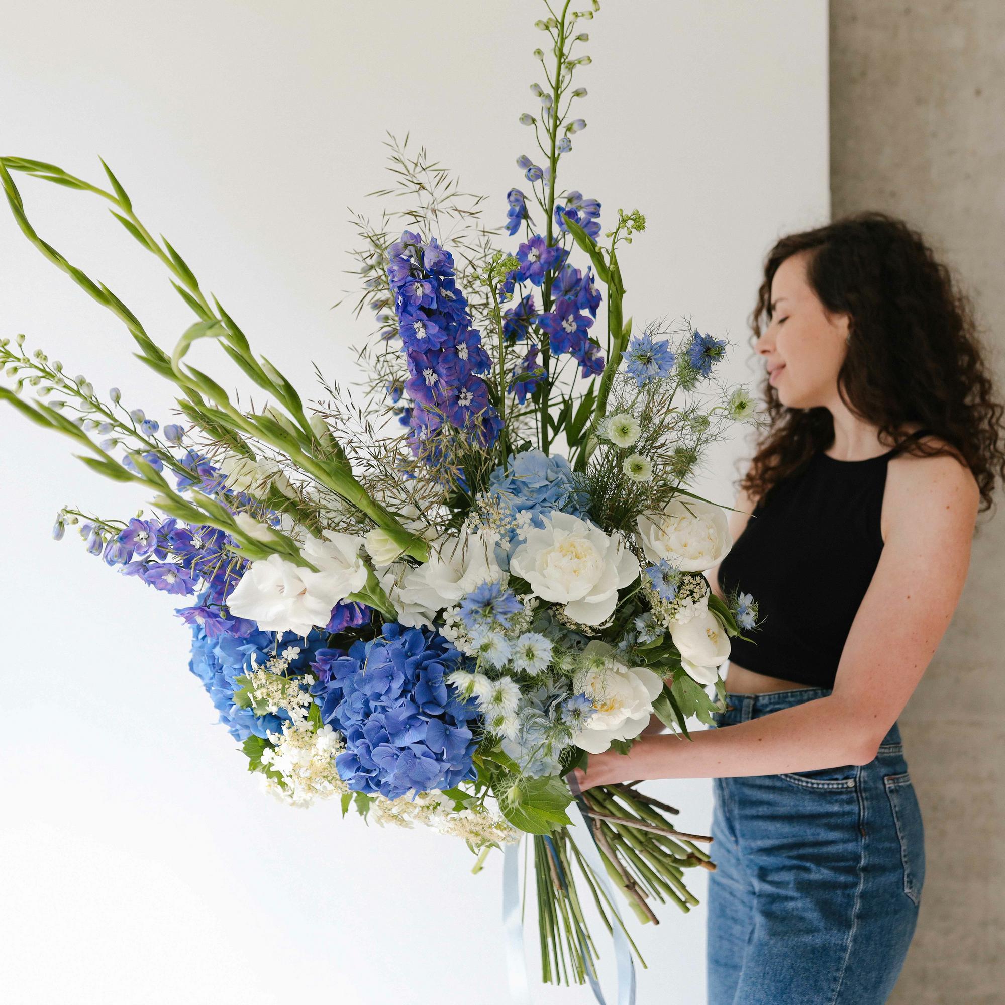 Садовый букет "Сапфир"