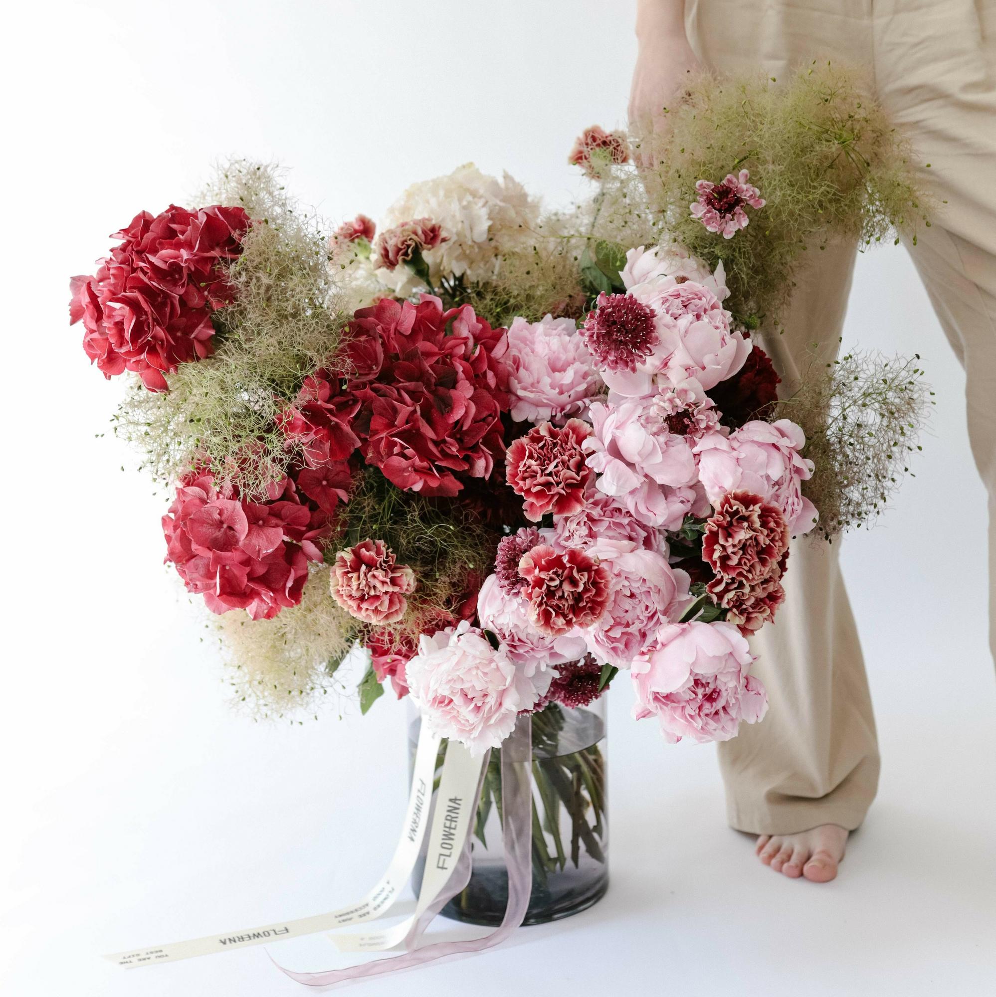 Садовый букет "Пионовое варенье"