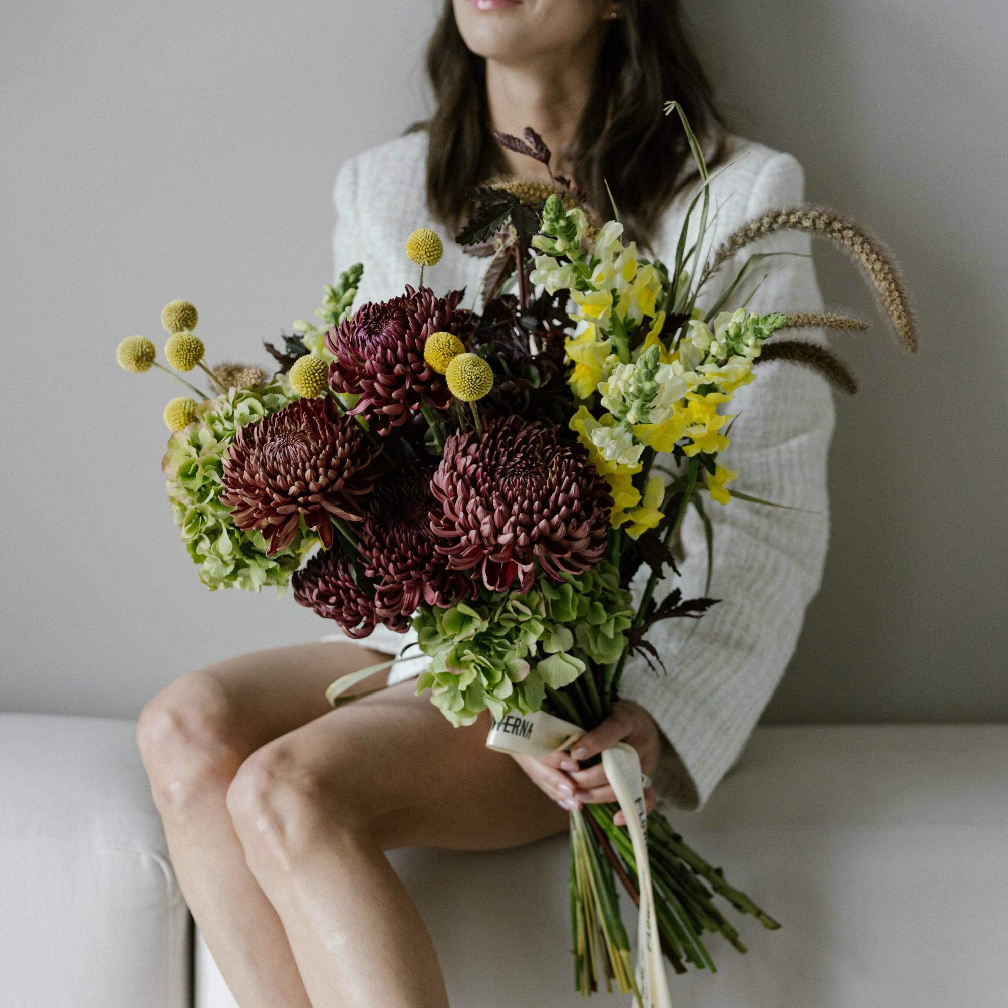 Садовый букет "WARM DAY"