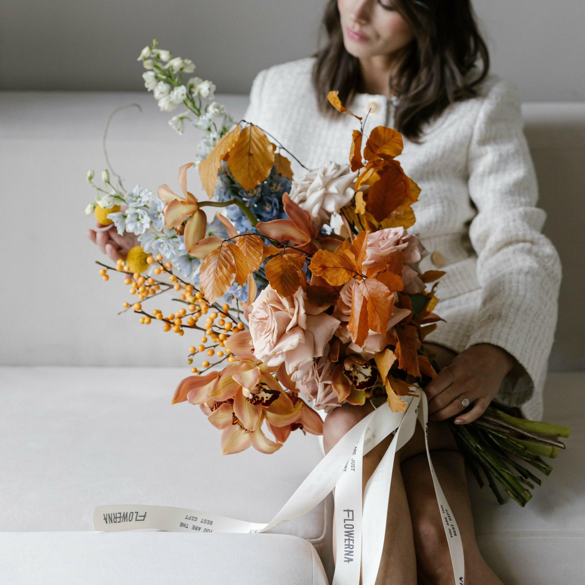 Садовый букет "Небо осени"