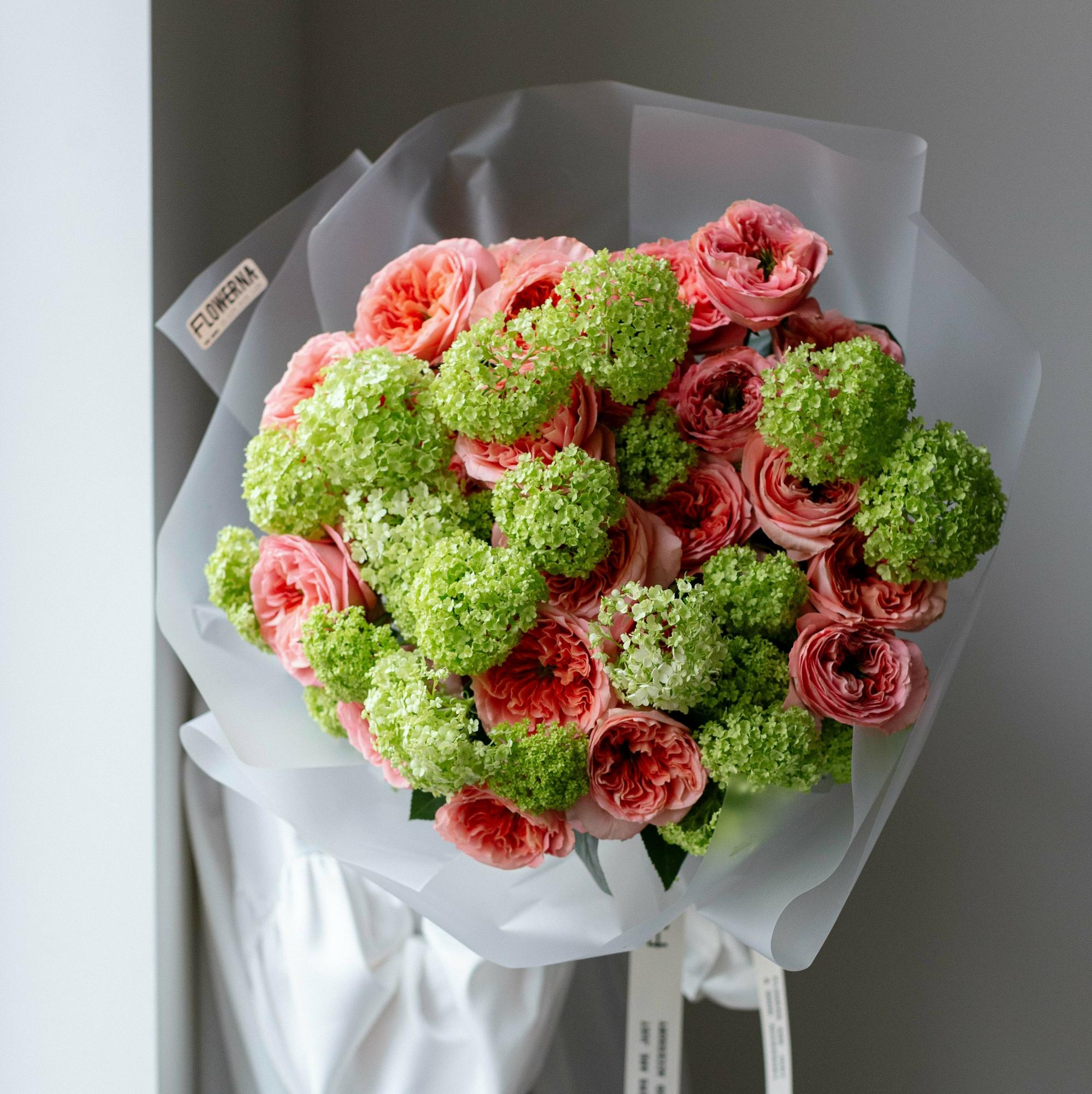 Дуо-букет "Мандарин и Вибурнум"