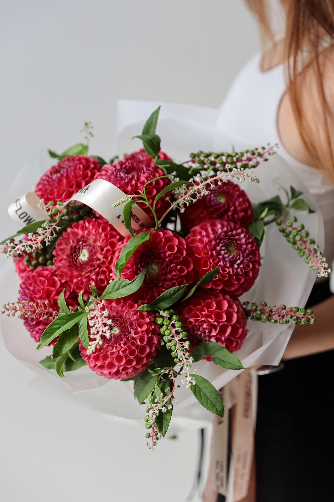 Микс георгин с фитолакой