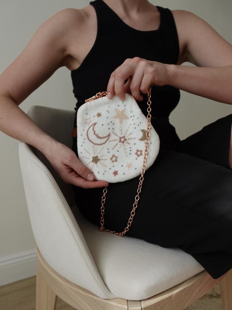 Сумка из бархата "STARRY SKY"