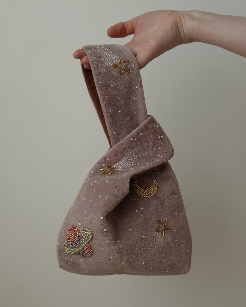 Japanese Knot Bag "Saturn"