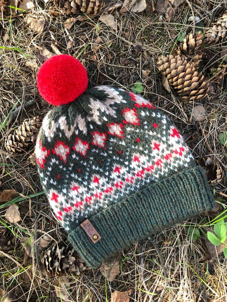 Шапка Christmas Fir  из натуральной шерсти
