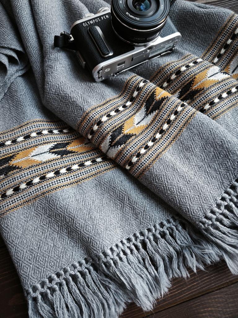 Шарф  из шерсти яка Moon Grey